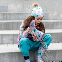 Rain Boots Printed Watercolor Roses