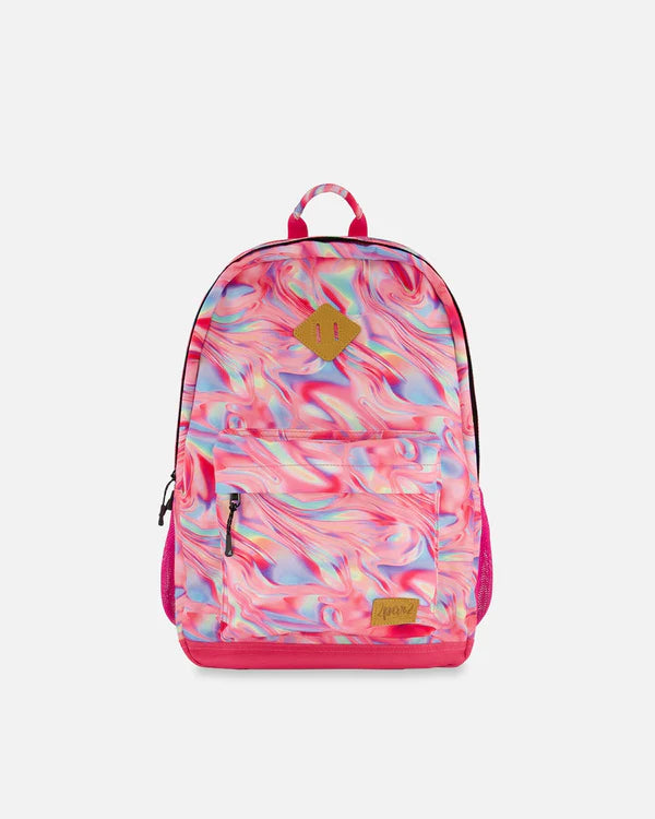 Backpack Printed Marble 18L Trendy Tots Winnipeg