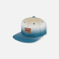 Printed Cap Bluish Gray And Beige