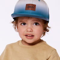 Printed Cap Bluish Gray And Beige