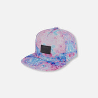 Printed Cap Pink With Bubble Effects