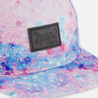 Printed Cap Pink With Bubble Effects