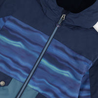 3-In-1 Mid-Season Outerwear Set With Colorblock Jacket Neutral Blue And Navy