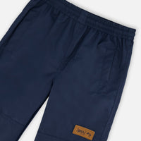 3-In-1 Mid-Season Outerwear Set With Colorblock Jacket Neutral Blue And Navy