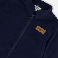 3-In-1 Mid-Season Outerwear Set With Colorblock Jacket Neutral Blue And Navy