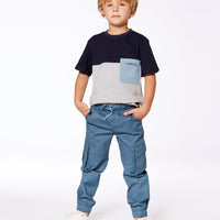 Parachute Cargo Pocket Jogger Pants Dark Teal