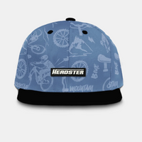 Gnarly Ride Snapback - Blue Fog