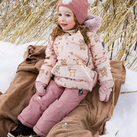 Two-Piece Baby Snug Snowsuit Dusty Pink