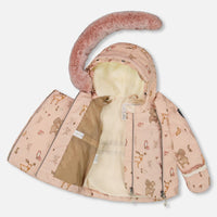 Two-Piece Baby Snug Snowsuit Dusty Pink
