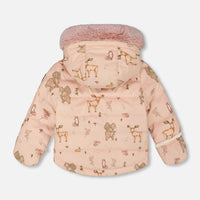 Two-Piece Baby Snug Snowsuit Dusty Pink