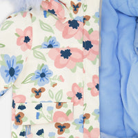 Two-Piece Discover Snowsuit With Printed Jacket Light Blue