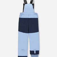 Two-Piece Discover Snowsuit With Printed Jacket Light Blue