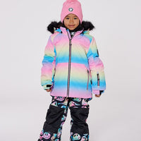 Two-Piece Play Snowsuit Smiley Face Girl