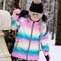 Two-Piece Play Snowsuit Smiley Face Girl