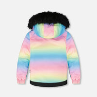 Two-Piece Play Snowsuit Smiley Face Girl