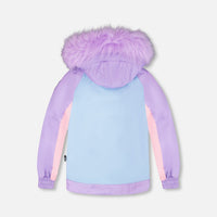 Two-Piece Play Snowsuit Purple Geo