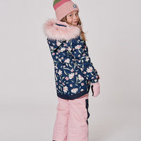 Two-Piece Play Snowsuit Flower Print