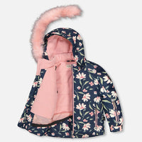 Two-Piece Play Snowsuit Flower Print