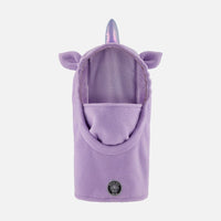 Polar Fleece Balaclava For Ski Helmet Purple Unicorn