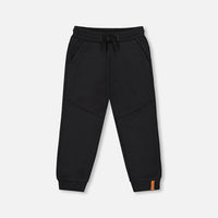 Fleece Sweatpants With Pockets Black