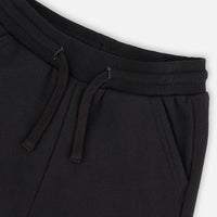 Fleece Sweatpants With Pockets Black