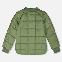 Quilted Mid-Season Jacket Khaki