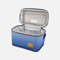 Lunch Box Blue and Beige Gradient