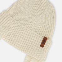 Baby Mid-Season Knit Hat Light Beige
