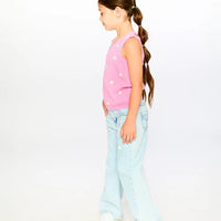 Wide Leg Light Blue Denim Jeans