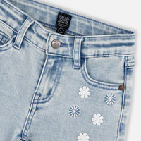Wide Leg Light Blue Denim Jeans