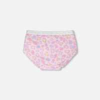 Organic Cotton Boyshort Panty Purple Animal Print