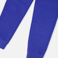 French Terry Sweatpants With Cross Seams Royal Blue