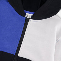 Hooded French Terry Cardigan Royal Blue