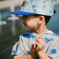 Cap Blue Beach Print
