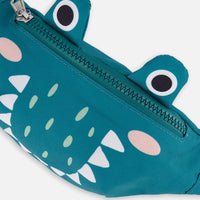 Crocodile Fanny Pack Turquoise