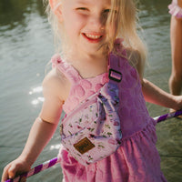 Fanny Pack Purple Flower Print