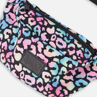 Fanny Pack Black Animal Print