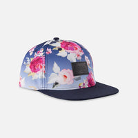 Cap Blue Rose Print