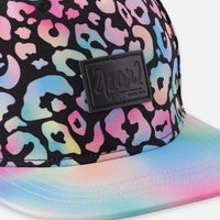 Cap Black Animal Print