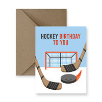 Hockey Birthday Card