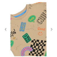 TNPete Oversized T-shirt - Humus AOP