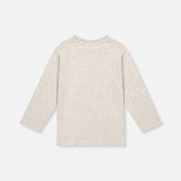 Organic Cotton Long Sleeve T-Shirt Heather Grey