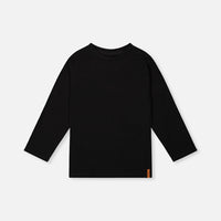 Organic Cotton Long Sleeve T-Shirt Black