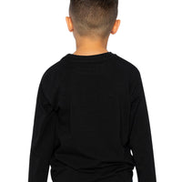 Organic Cotton Long Sleeve T-Shirt Black