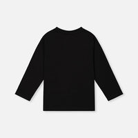 Organic Cotton Long Sleeve T-Shirt Black
