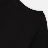 Organic Cotton Long Sleeve T-Shirt Black