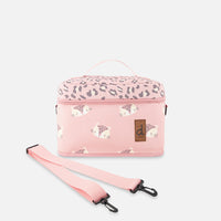 Lunch Box Pink Leopard Print