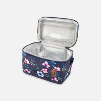 Lunch Box Blue Floral Print