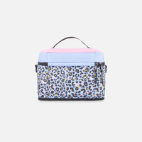 Lunch Box Blue Leopard Print