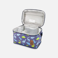 Lunch Box Blue Printed Dinos